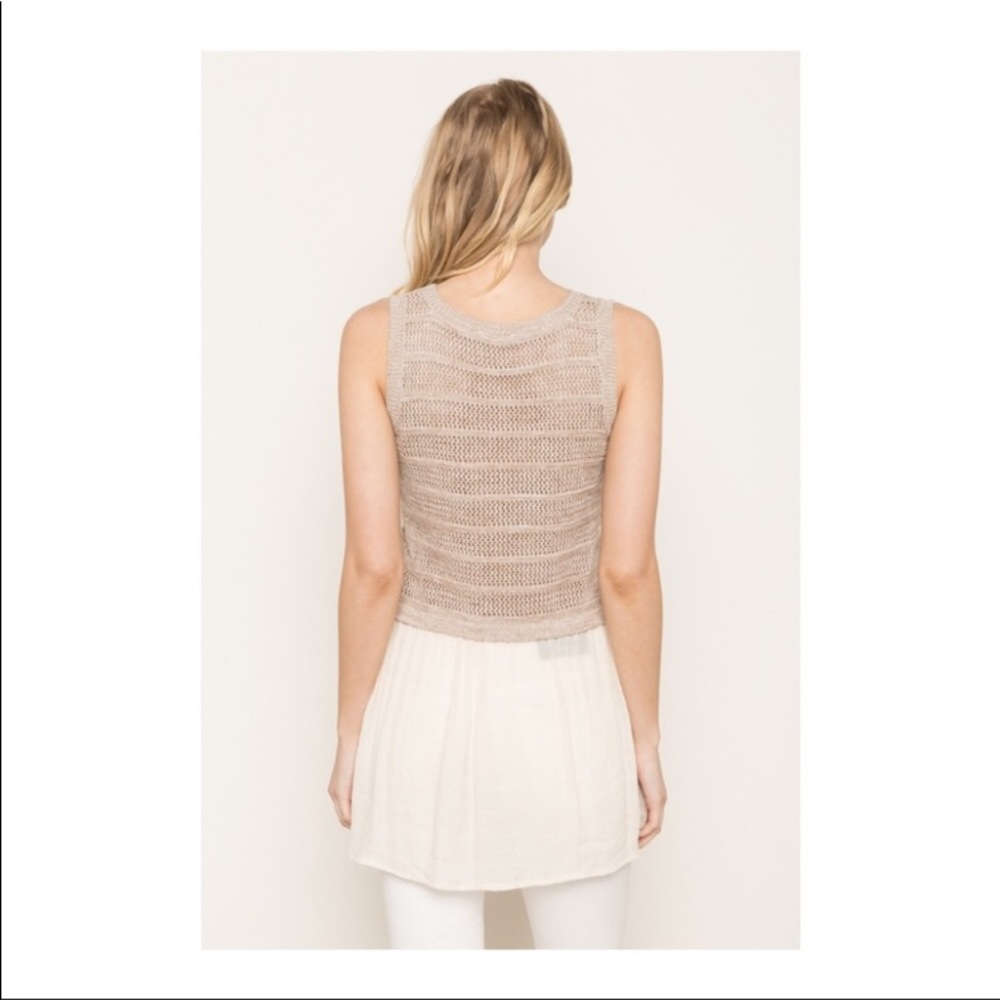 🎉FABULOUS 🎉 Mystree Woven Sleeveless Sweater - Picture 4 of 6